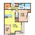 CASA　MUKAINOの間取図