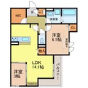 CASA　MUKAINOの間取図