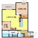 CASA　MUKAINOの間取図