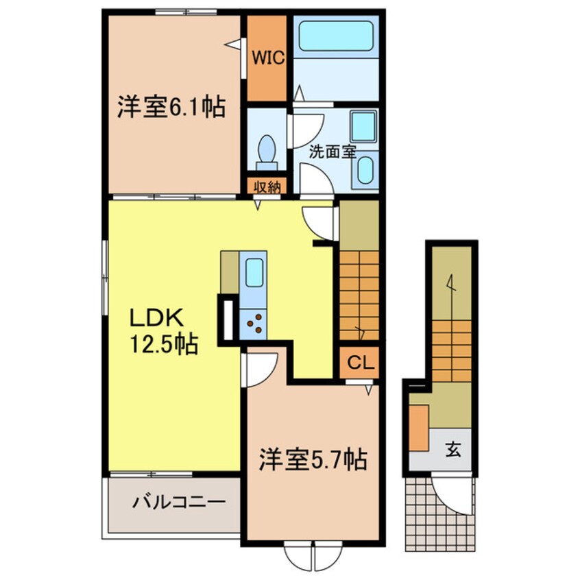 間取図 ラ・カーサ　セレーナ