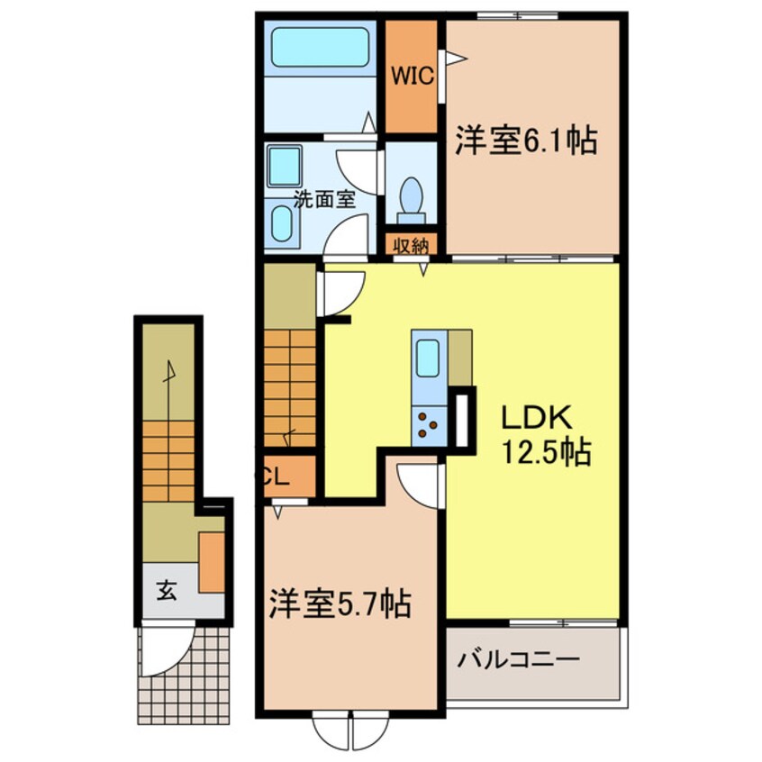 間取図 ラ・カーサ　セレーナ