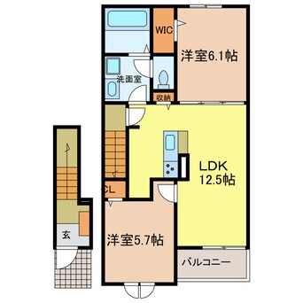 間取図 ラ・カーサ　セレーナ