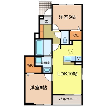 間取図 ラ・カーサ　ドルチェ