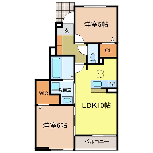 間取り図 ラ・カーサ　ドルチェ
