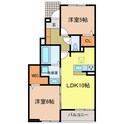 ラ・カーサ　ドルチェの間取図