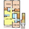 メロウ　スイート 3LDKの間取り