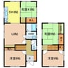 大宝3丁目貸家 4LDKの間取り