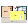 サンライフマンション 1LDKの間取り