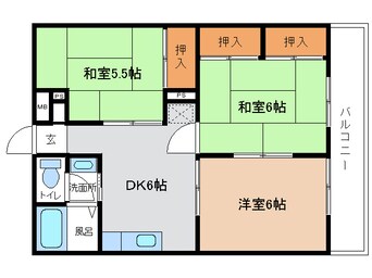 間取図 モアクレスト綾園