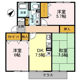 間取図 メゾンボヌール