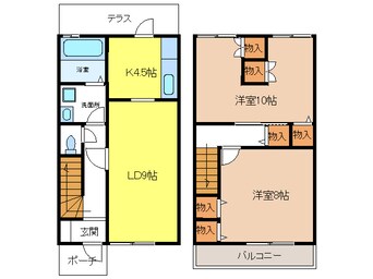 間取図 コンフォルトタウンⅡ