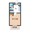セレブ華乃郷 1Kの間取り