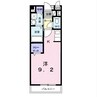 グレイスカルティエ 1Rの間取り