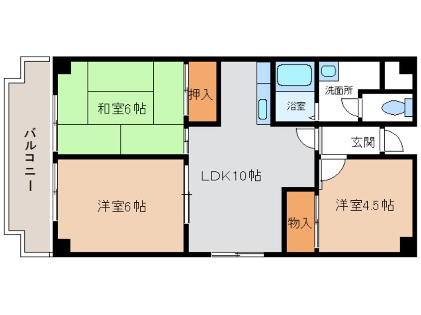 間取図 レジデンスムラタ