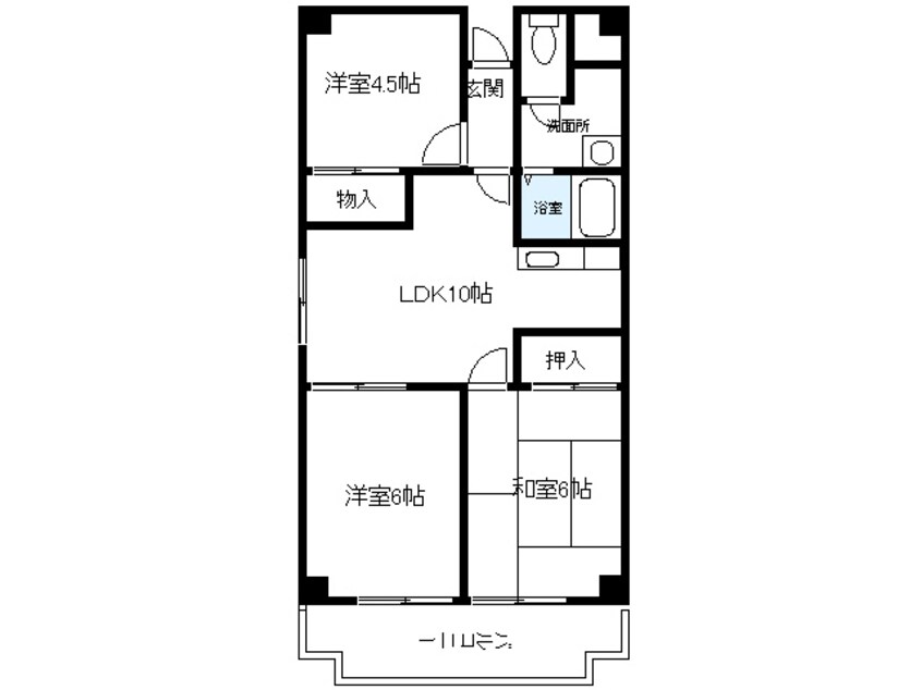 間取図 レジデンスムラタ