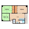 磯コーポ 3DKの間取り