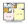 シャイニーパーク 1LDKの間取り