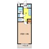 フジパレス忠岡Ａ 1Kの間取り