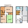 フジパレス忠岡Ｂ 3DKの間取り