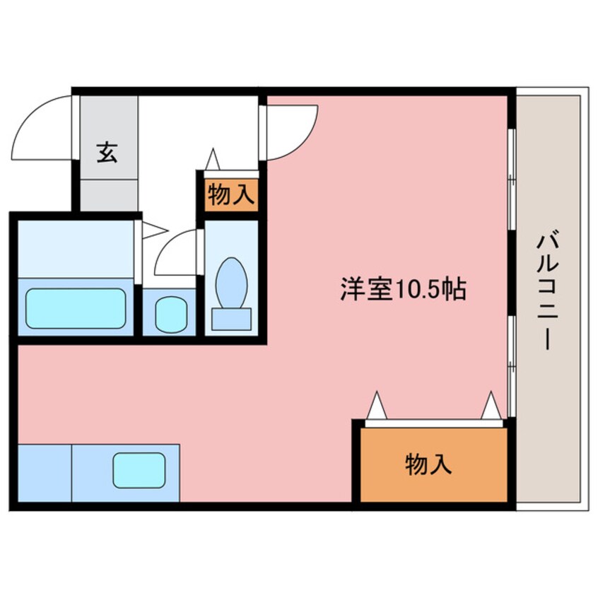 間取図 マスターズエル松之浜５８２