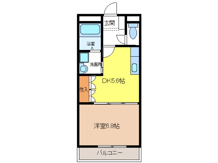 間取図 メゾンサンフィット