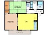 エステートたつみ 2DKの間取り