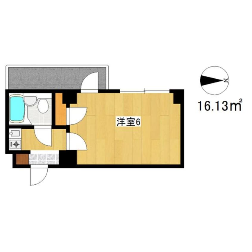 間取図 グランビルド松之浜