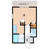 ソニア旭 1Rの間取り