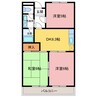 ベルトピア忠岡北Ｂ棟 3DKの間取り