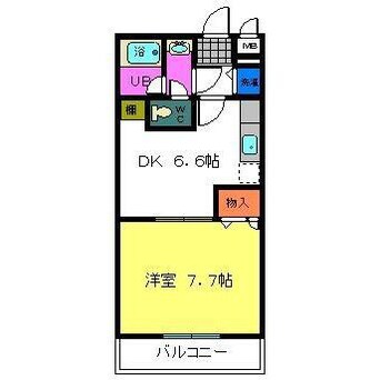 間取図 フジパレス式内町Ⅲ番館