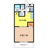 フジパレス式内町Ⅲ番館 1DKの間取り
