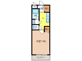 間取図 カルティエ３Ｍ