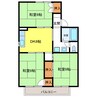 ハイツ井上 3DKの間取り