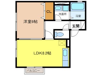 間取図 ＬＯＨＡＳ本町