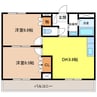 フォルトゥーナ 2DKの間取り