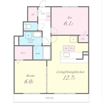 間取図 サンプリエ