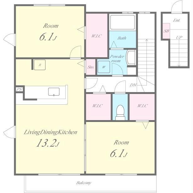 間取り図 サンプリエ