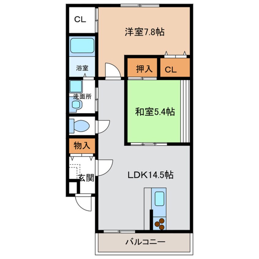 間取図 フォレスト泉