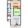 フォレスト泉 2LDKの間取り