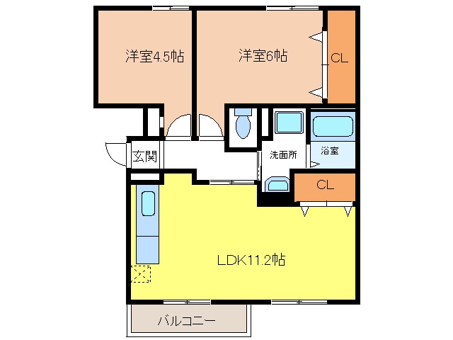 間取り図 フェロービレッジ