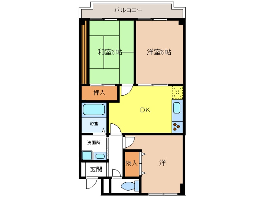 間取図 パークアベニュー中井