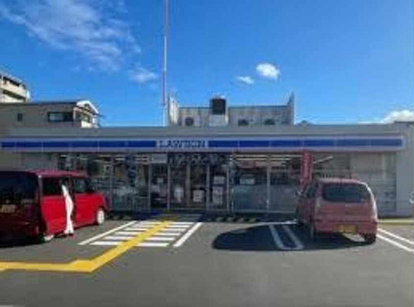 ローソン高石綾園四丁目店(コンビニ)まで425m コーポ千萩