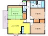 セジュール藤原 3LDKの間取り