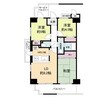 サバービア泉大津 3LDKの間取り