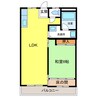 忠岡グリーンハイツ 1LDKの間取り