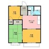 メゾン楠 3DKの間取り