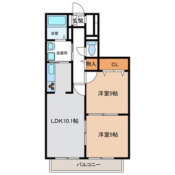 間取図 シャーメゾンからたち