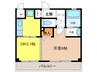 GRECALE松ノ浜 1DKの間取り