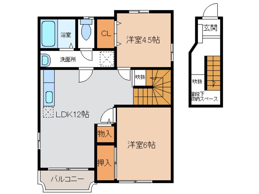 間取図 ハーモニーカサベルデⅠ号館