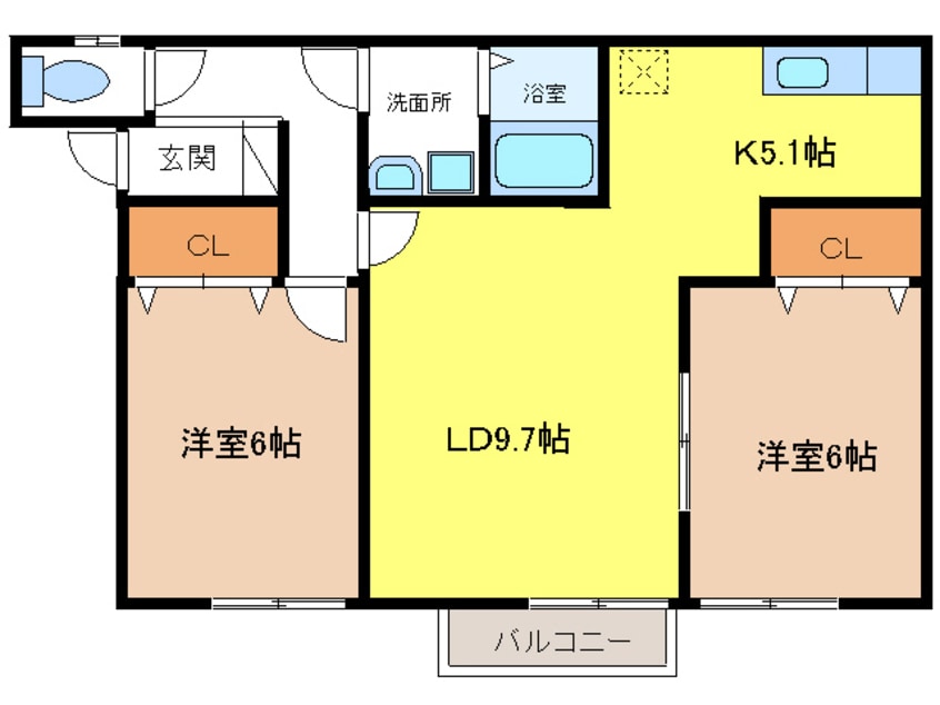 間取図 アプリコットハウス